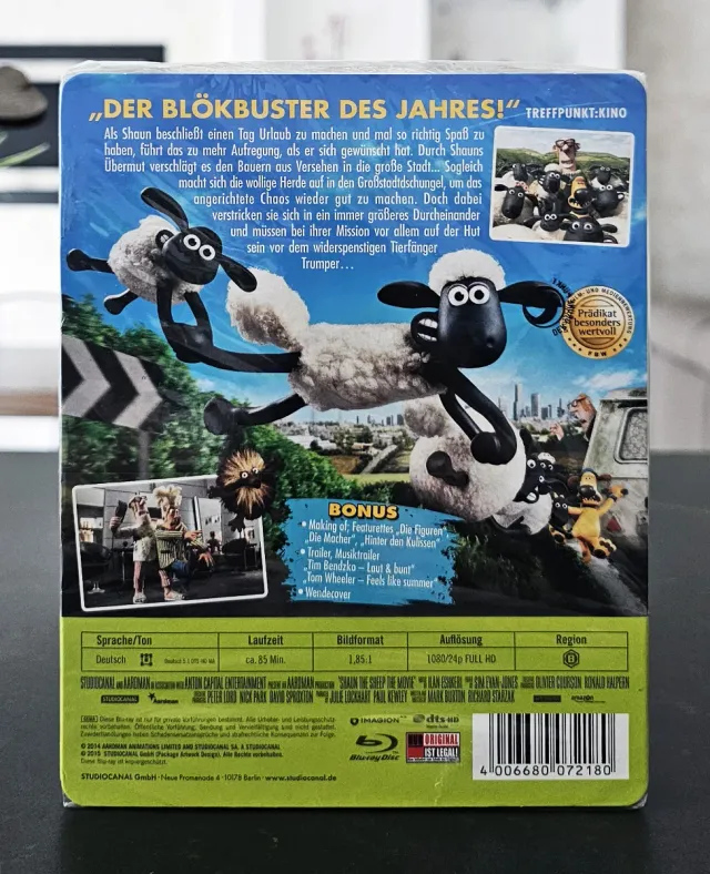 Shaun Vita da Pecora - Steelbook