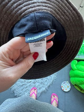 Cappello Jacquemus Le Bob Lana Grigio Marrone