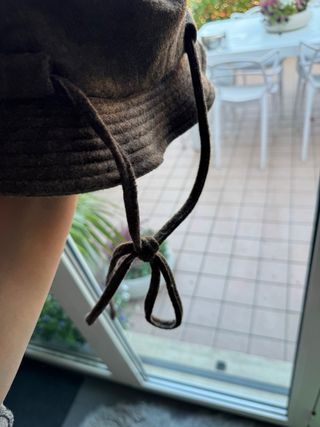 Cappello Jacquemus Le Bob Lana Grigio Marrone