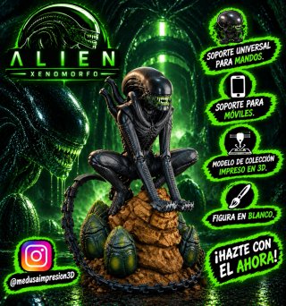 Soporte mando joystick Alien Xenomorfo