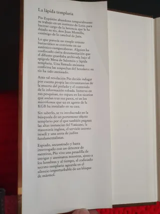 La lápida templaria