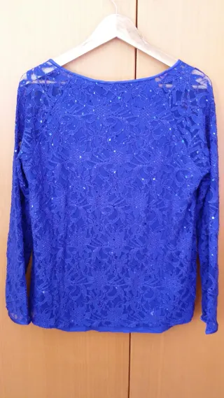 Blusa lentejuelas Mango