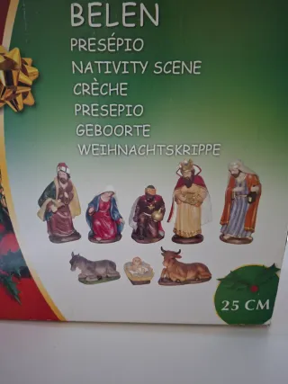 8 Figuras Belén 25 cm