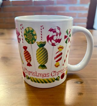 Tazza Natale Caramelle e Bastoncini Zucchero