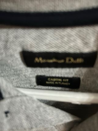 Polo Massimo Dutti Gris Talla M