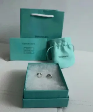 Pendientes Corazón Tiffany & Co. Plata