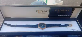 Reloj FUNAI Quartz Caja Negra y Blanca