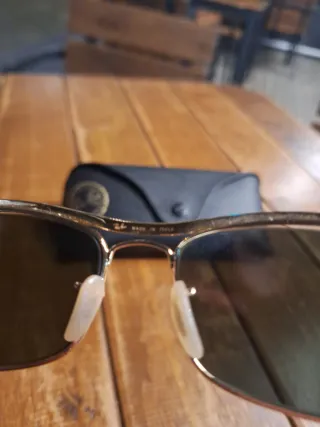 Gafas Ray-Ban Doradas Marrones Usadas