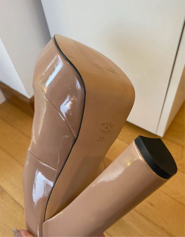 Scarpe tacco alto con plateau nude