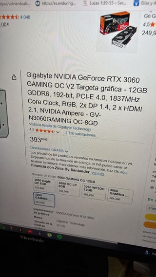 Gigabyte GeForce RTX Tarjeta Gráfica