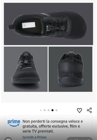 Scarpe IceUnicorn Nere Misura 45 Pianta Larga