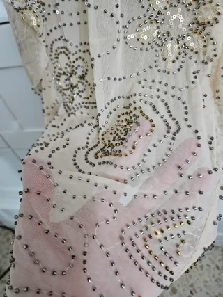 Vestido Zara con abalorios