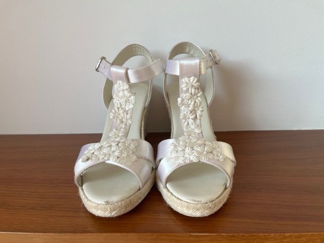 Sandalias de Novia Doriani Talla 37