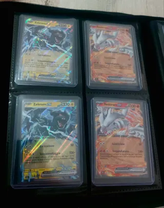 Lotto Pokémon Zekrom EX e Reshiram EX NM