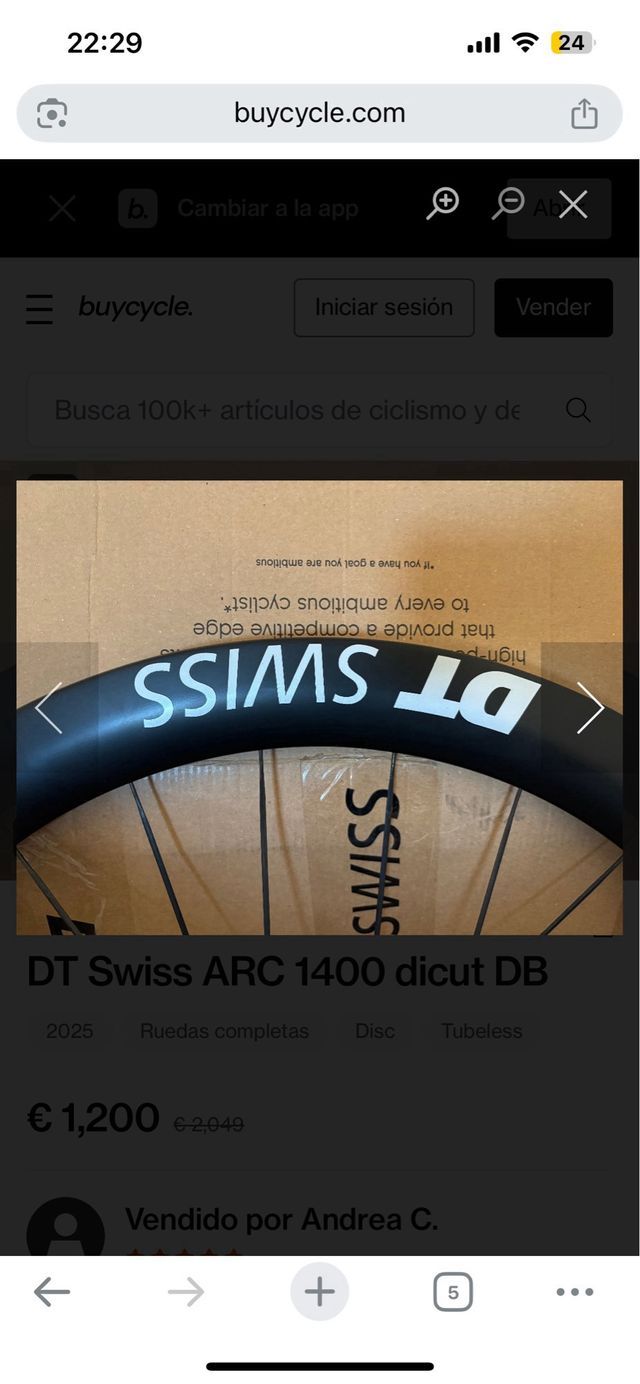 DT Swiss ARC 1400 Dicut 55