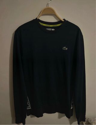 Camiseta Manga Larga Lacoste Azul