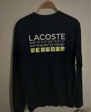 Camiseta Manga Larga Lacoste Azul