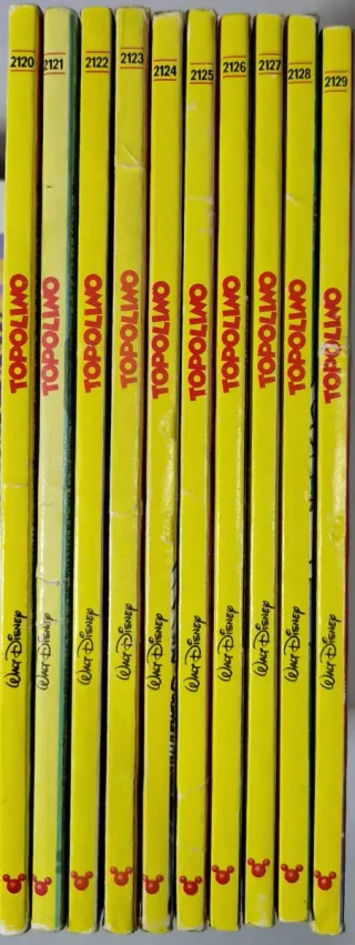 10 FUMETTI TOPOLINO Serie 2120 - 2129 Walt Disney