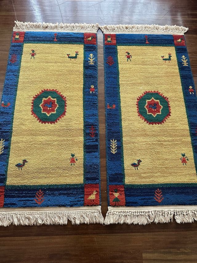 Alfombras de lana (2 unidades)