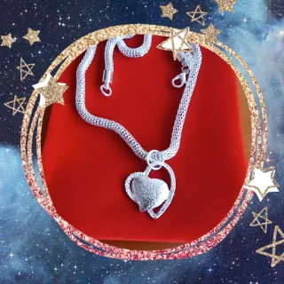 Colgante Corazón Plata 925 y Cadena