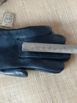 Guantes de Piel para Señora Negros