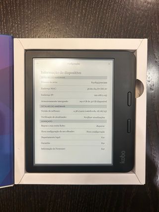 Kobo Libra 2 com caixa original
