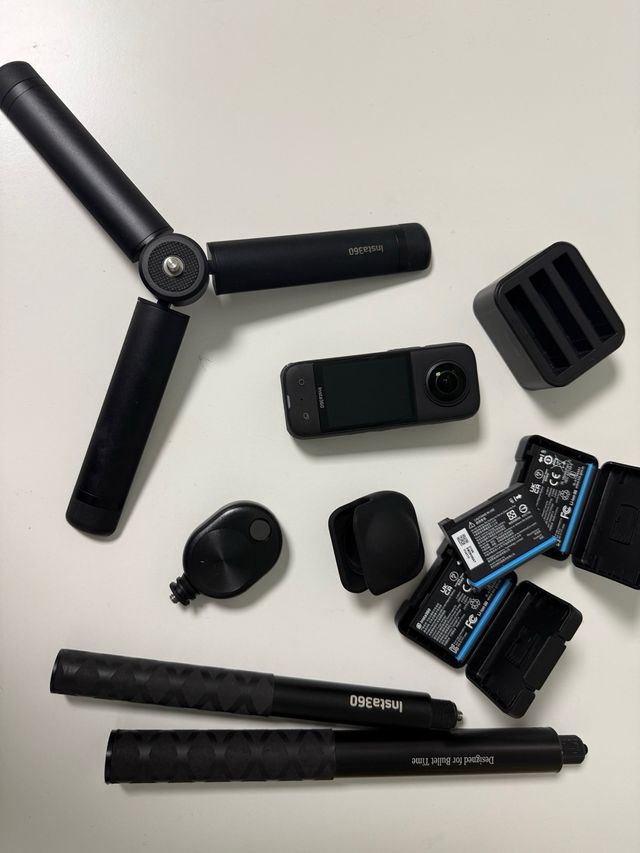 Insta360 X3 Cámara 360 Negra