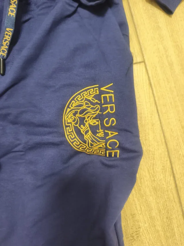 Chándal Versace Talla S Azul y Dorado
