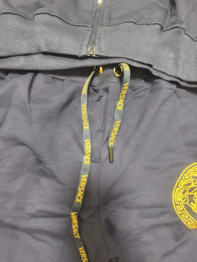 Chándal Versace Talla S Azul y Dorado