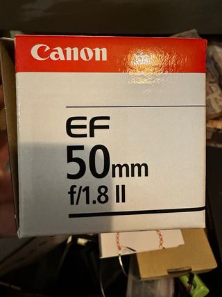 Cámara Canon con objetivos