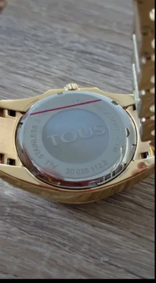 Reloj Tous Drive Negro y Dorado Original
