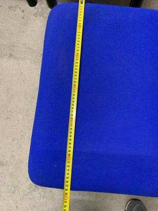 4 Sillones de Oficina Azules