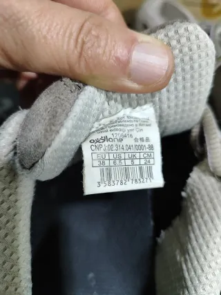 Zapatillas Trekking Quechua Mujer Beige/Lila