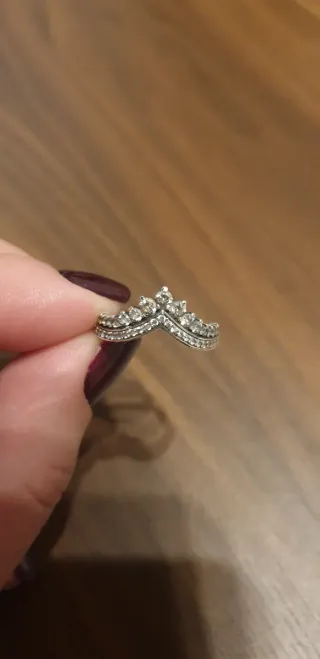 Anello Pandora Coroncina Argento