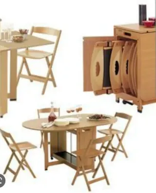 Mesa Foppapedretti plegable y extensible