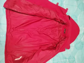 Abrigo paño rojo Easy Wear Talla 42