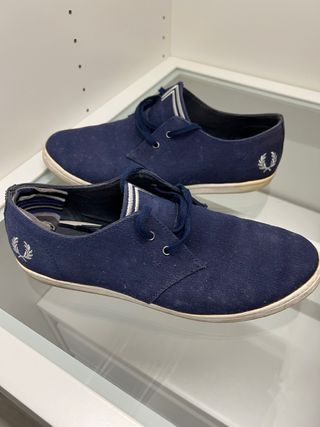 Zapatillas Fred Perry Talla 41 Azul Marino