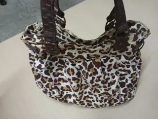 Bolso Laurel estampado leopardo