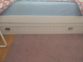 Cama Diván Blanca 2 Camas