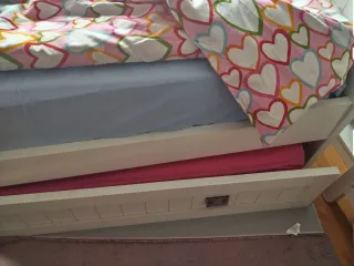 Cama Diván Blanca 2 Camas