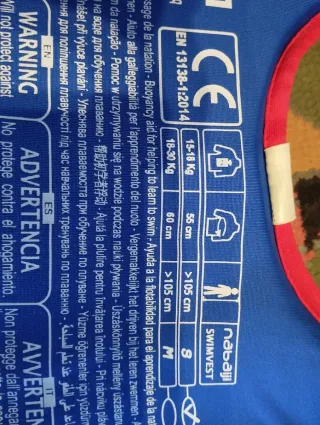 Chaleco flotador Nabaiji para agua