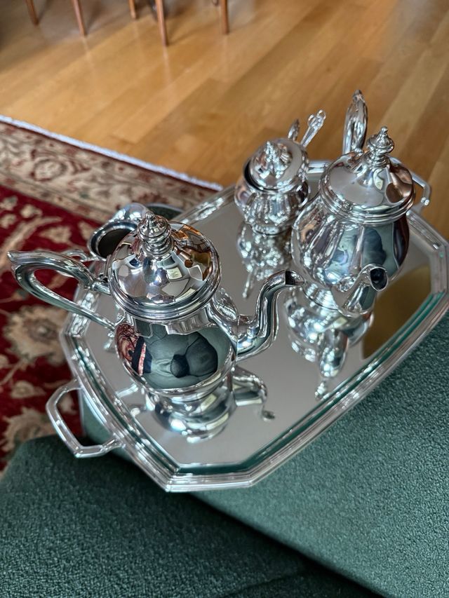 Juego té/café alpaca 5 piezas