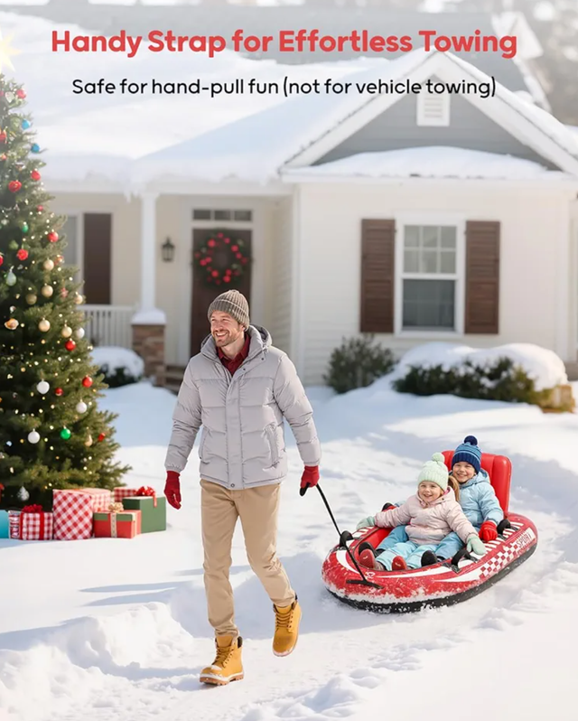 Trineo de nieve para 2 personas. Nuevo a estrenar.