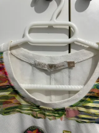 Blusa sin mangas flamencos y orquídeas