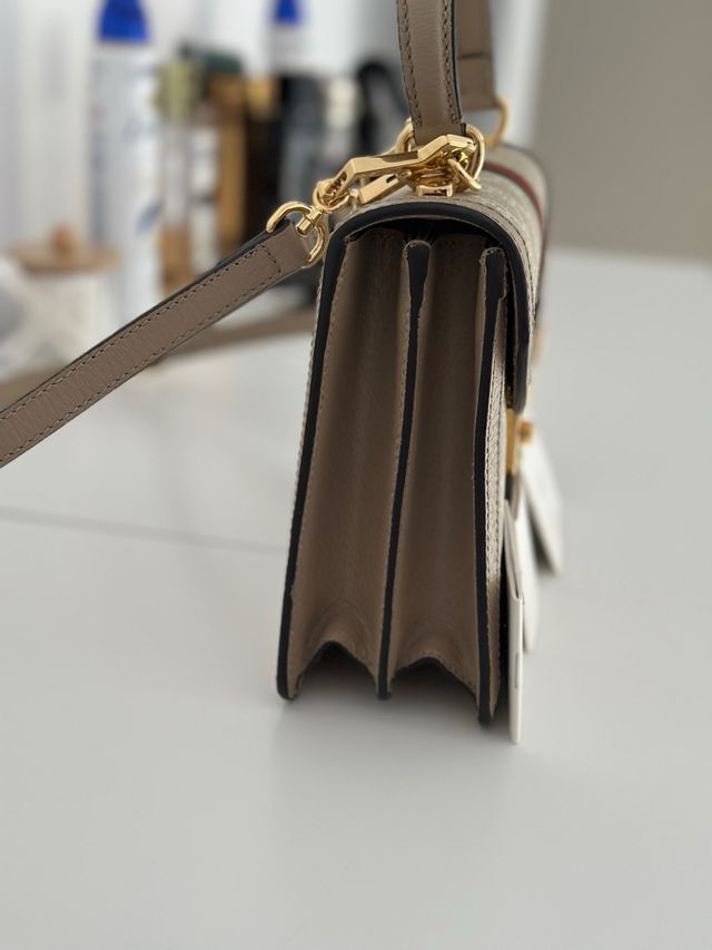 Bolso Gucci Ophidia Beige y Dorado