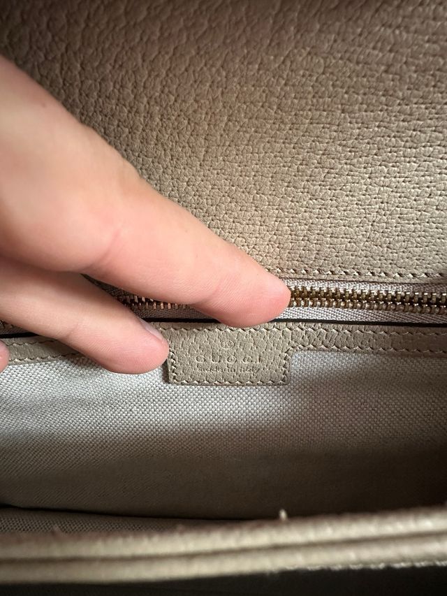 Bolso Gucci Ophidia Beige y Dorado