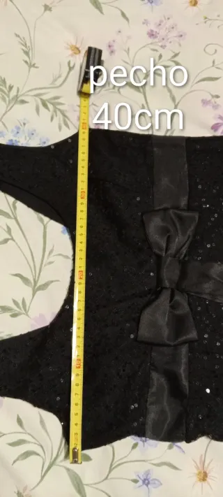 Vestido fiesta Morgan Talla 38 Negro