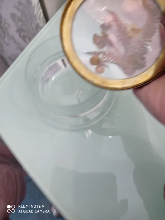 Portacipria cristallo con fiori secchi