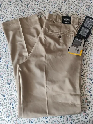 Pantalón Adidas Chino Beige Talla 46