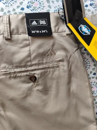 Pantalón Adidas Chino Beige Talla 46